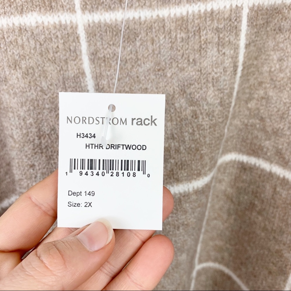 Madewell Windowpane Cozy Turtleneck Sweater - Picture 7 of 9
